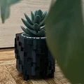 Chậu trồng cây phong cách pixel - Mẫu in 3D đẹp và tiện lợi - Thumbnail 1