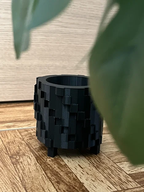 Chậu trồng cây phong cách pixel - Mẫu in 3D đẹp và tiện lợi - Image 2