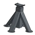 Mô hình tỉ lệ Jack Stand (Giá đỡ kích) – bộ kit lắp ráp - Thumbnail 4