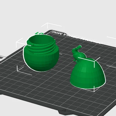 Mô hình 3D quả trứng giấu chú thỏ đáng yêu (Rabbit inside egg)