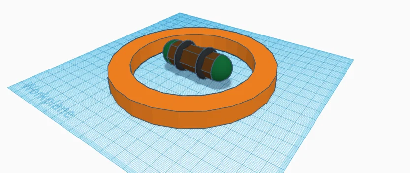 Đồ chơi giải tỏa căng thẳng Fidget Rod And Ring in 3D - Image 1