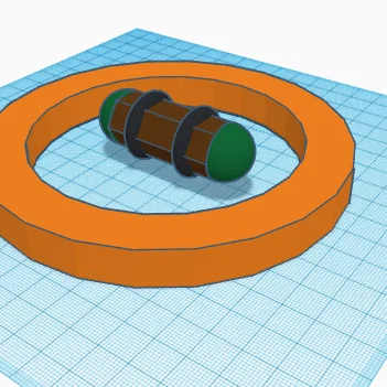 Đồ chơi giải tỏa căng thẳng Fidget Rod And Ring in 3D