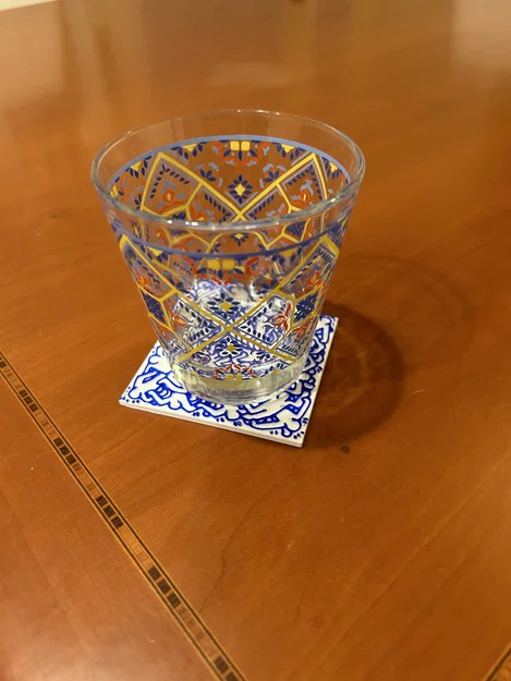 Miếng lót ly nghệ thuật phong cách Keith Haring - In 3D dễ dàng - Image 2