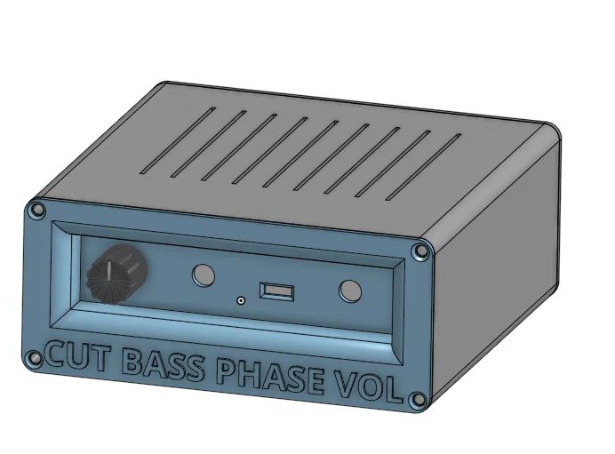 Vỏ hộp cho mạch lọc thông thấp 2.1 (subwoofer pre-amp) - Image 1