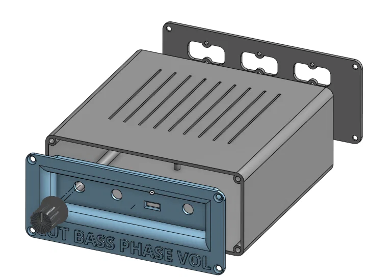 Vỏ hộp cho mạch lọc thông thấp 2.1 (subwoofer pre-amp) - Image 2