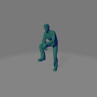 Mô hình 3D nhân vật Ash Williams - The Evil Dead cho fan hâm mộ