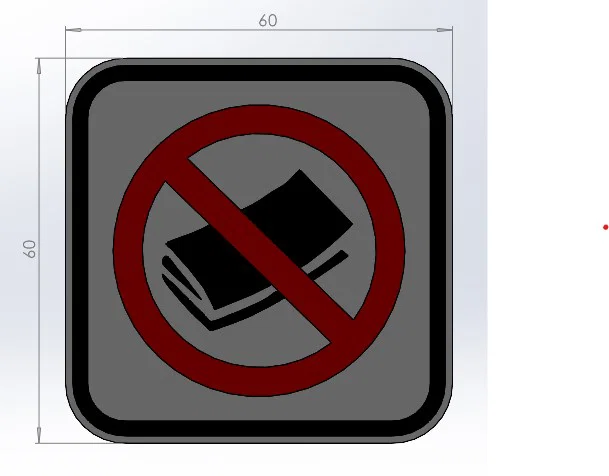 Logo “No Flyers” dán hộp thư (không nhận quảng cáo) - Image 4