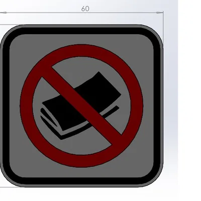 Logo “No Flyers” dán hộp thư (không nhận quảng cáo)