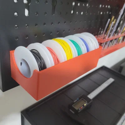 Giá đỡ cuộn dây điện gắn bảng treo có nắp đậy