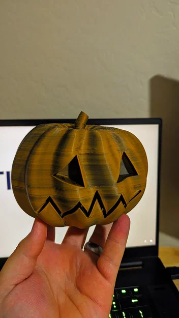 Mô hình quả bí ngô Jack-O'-Lantern trang trí Halloween độc đáo - Image 1