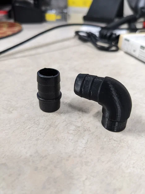 Đầu nối góc 90° (Elbow Adaptor) cho máy bơm hồ cá ống 1/2" ID - Image 2