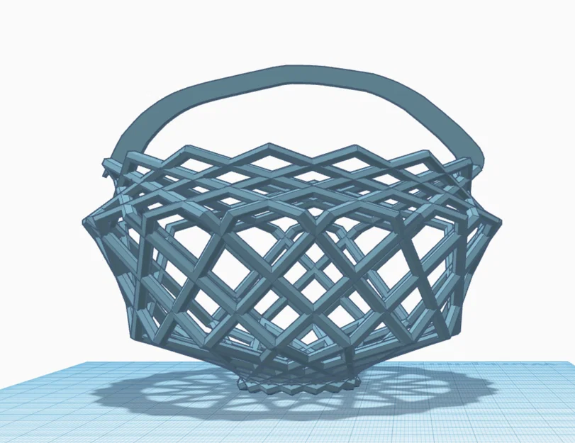 Giỏ đựng trứng Phục sinh (Easter Basket) thiết kế lưới tinh xảo - Image 3