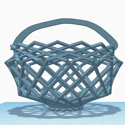 Giỏ đựng trứng Phục sinh (Easter Basket) thiết kế lưới tinh xảo