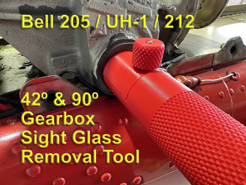 Dụng cụ kéo kính quan sát dầu gearbox 42º & 90º Bell 205/UH-1/212 - Image 1