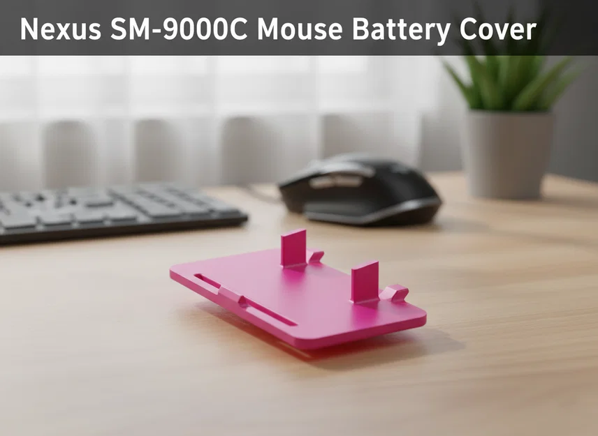 Nắp đậy pin cho chuột Nexus SM-9000C - Mô hình 3D thay thế hoàn hảo - Image 1