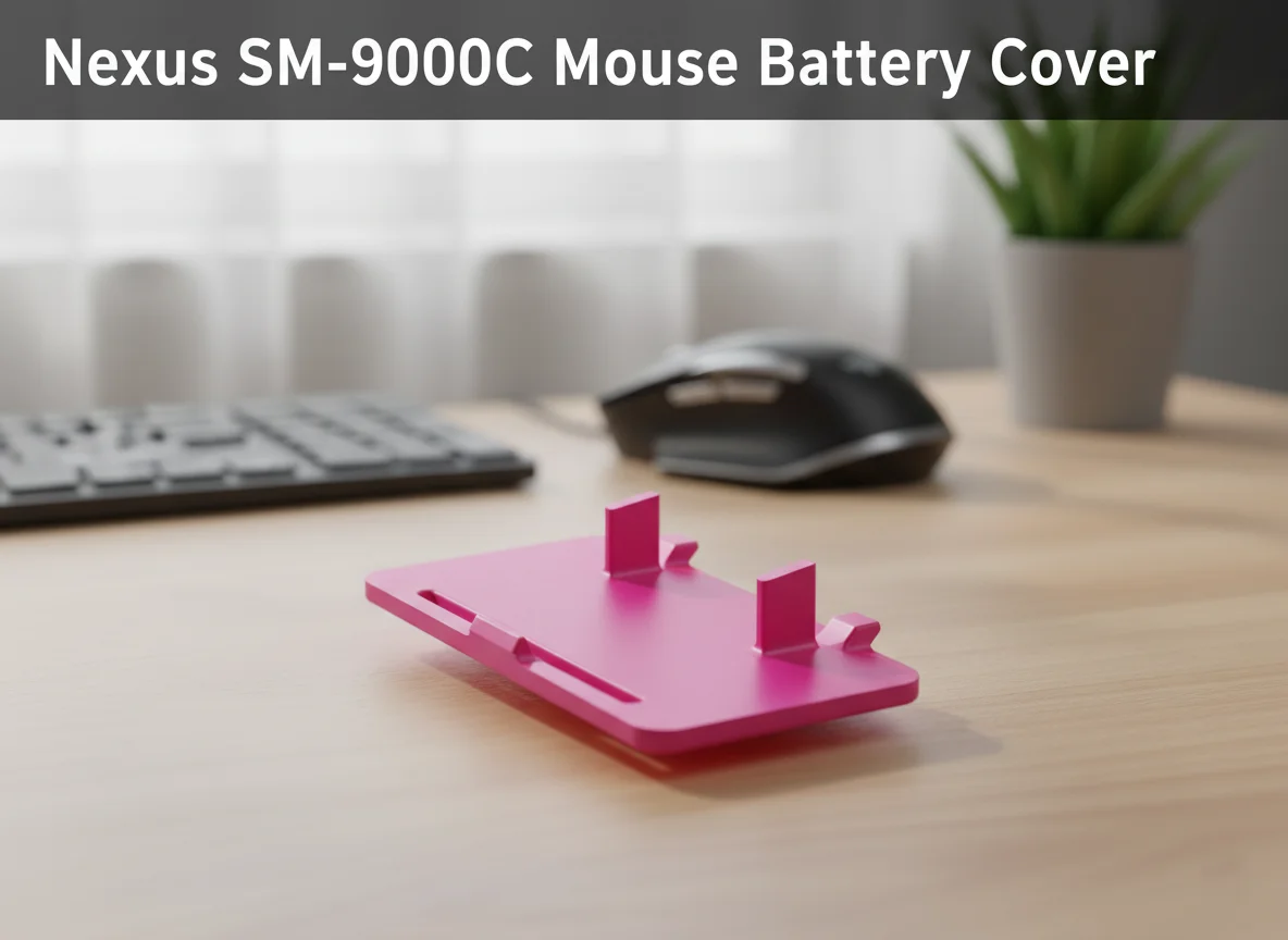 Nắp đậy pin cho chuột Nexus SM-9000C - Mô hình 3D thay thế… 1