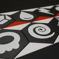 PokéTiles – Bộ tile lục giác chủ đề Pokémon ghép hình tessellating - Thumbnail 1