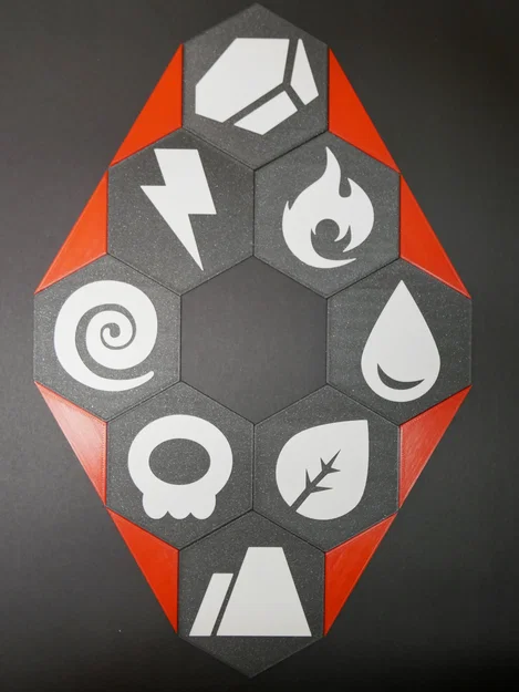 PokéTiles – Bộ tile lục giác chủ đề Pokémon ghép hình tessellating - Image 6