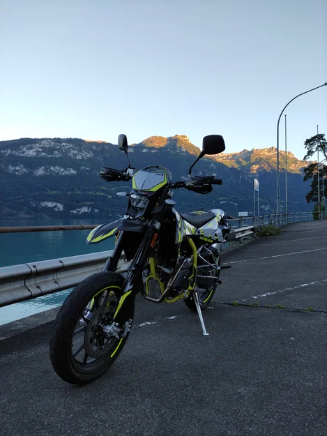 Ốp bảo vệ gắp sau SWM SM 125 R (Swingarm Protectors) - File in 3D - Image 1