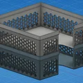 Khay Đựng Lót Ly Vuông 100x100mm Có Thể Xếp Chồng Tiện Lợi - Thumbnail 1