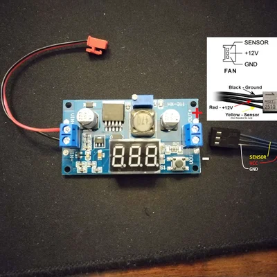 Nắp che PSU quạt 80mm cho Sovol SV06/SV06+