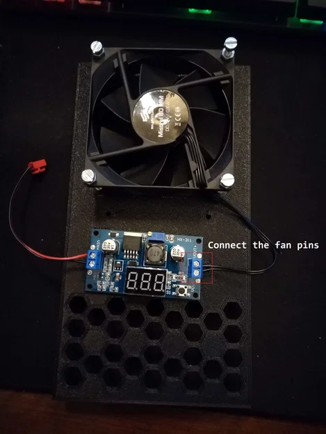 Nắp che PSU quạt 80mm cho Sovol SV06/SV06+ - Image 5