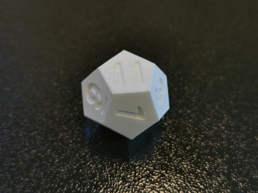 Bộ xúc xắc 12 mặt kèm hộp đựng (Dice Box) in 3D độc đáo - Image 3
