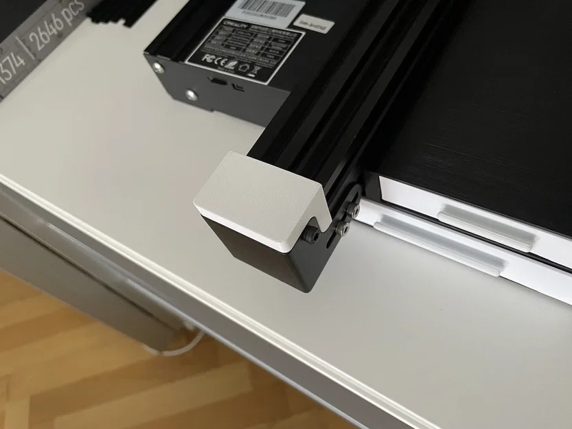 Nắp che rail trục Y cho Ender 3 Pro (Ender 3 Pro Y-Axis Rail Cover) - Image 1