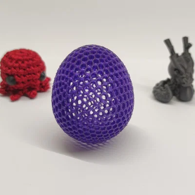 Mô hình quả trứng Phục sinh Airless in 3D nghệ thuật độc đáo