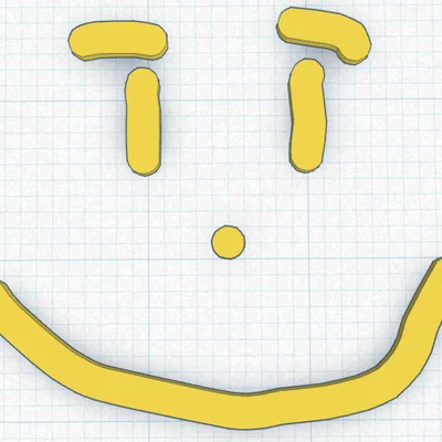 Bộ khuôn mặt cười 3D trang trí nhà cửa Don't Worry Be Happy