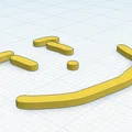 Bộ khuôn mặt cười 3D trang trí nhà cửa Don't Worry Be Happy - Thumbnail 2
