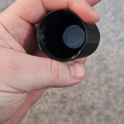 Ngàm gắn bánh xe roller caster cho kệ nhựa