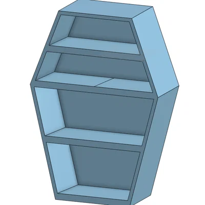 Kệ Trưng Bày Hình Quan Tài (Coffin Shelf)