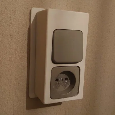 Nắp che WiFi Switch cho ổ cắm & công tắc tường ABB Busch Jaeger