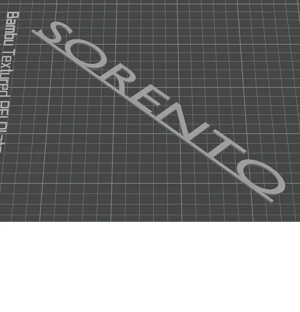 Mô hình 3D Logo KIA SORENTO trang trí đuôi xe cực đẹp - Image 1