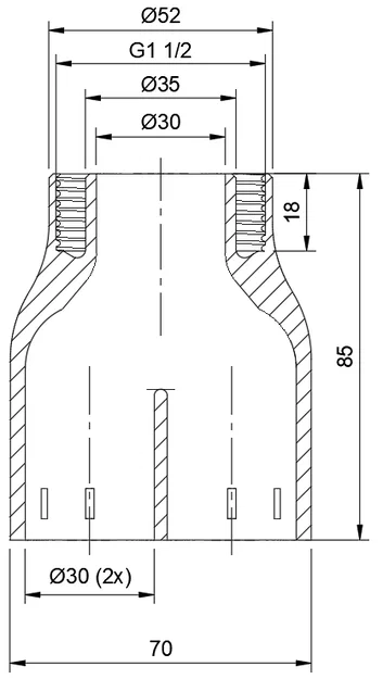 Adapter cho máy giặt và máy sấy (ống thoát nước G1 1/2) - Image 3