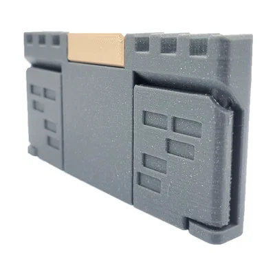 Kệ ĐT Lâu Đài Bỏ Túi - Print-in-Place gập gọn, cầu kéo (Drawbridge)