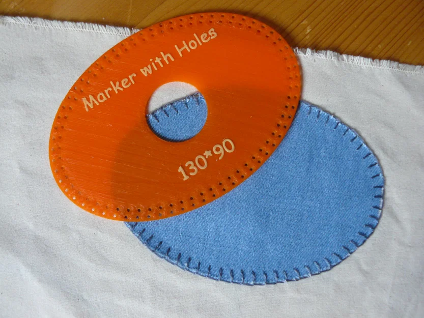 Perfect Patch – Bộ template canh/cắt/đánh dấu miếng vá 130×90mm - Image 1