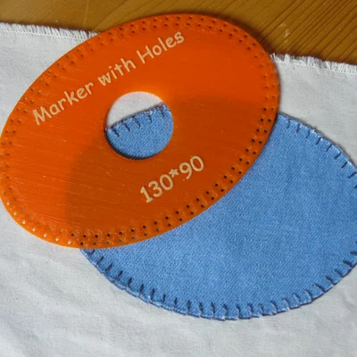 Perfect Patch – Bộ template canh/cắt/đánh dấu miếng vá 130×90mm