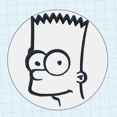 Khuôn cắt bánh quy hình Bart Simpson in 3D cực kỳ thú vị