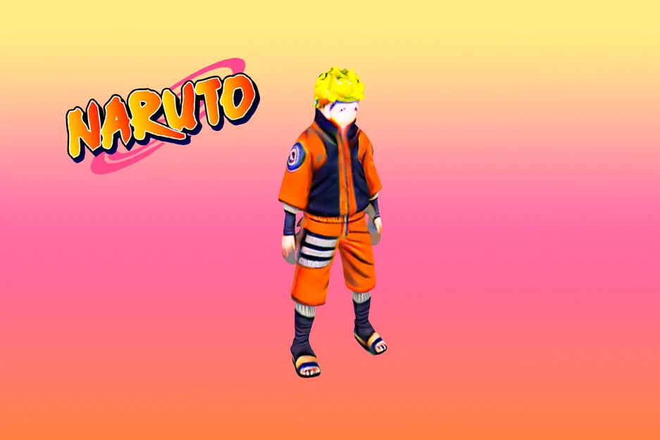 Mô hình 3D Naruto Uzumaki - Image 1