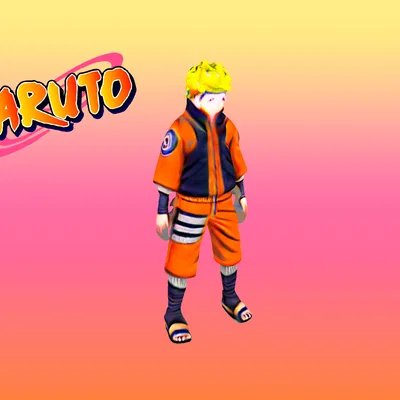 Mô hình 3D Naruto Uzumaki