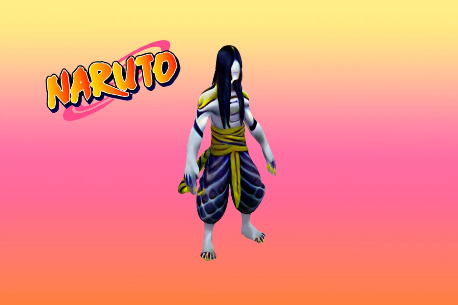 Mô hình 3D OROCHIMARU NARUTO - Image 1