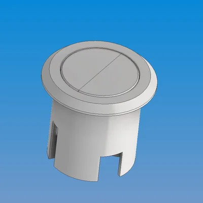 Giải pháp sửa chữa nút nhấn bồn cầu bằng in 3D tiết kiệm