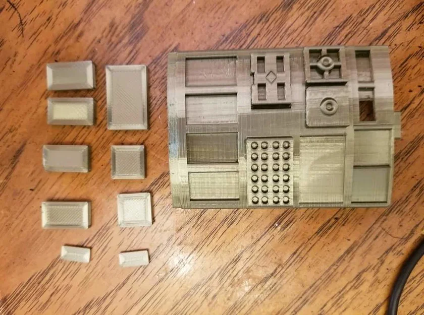 Mô hình Comm Pad Tie Pilot chuẩn 501st Legion để in 3D - Image 1