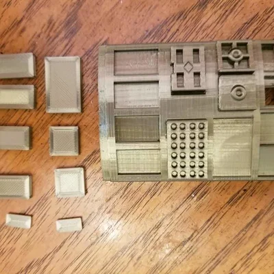 Mô hình Comm Pad Tie Pilot chuẩn 501st Legion để in 3D