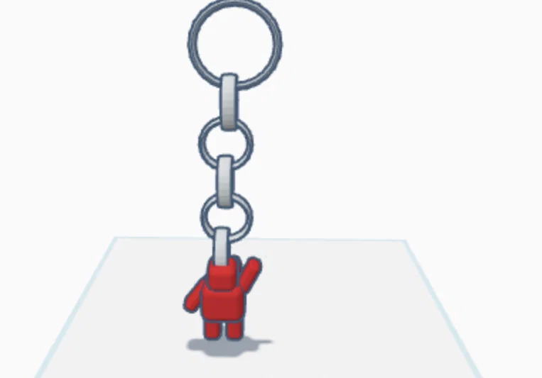Móc khóa phi hành gia (Spaceman Keychain) - Mẫu in 3D dễ thương - Image 2