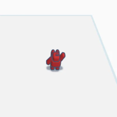 Móc khóa phi hành gia (Spaceman Keychain) - Mẫu in 3D dễ thương