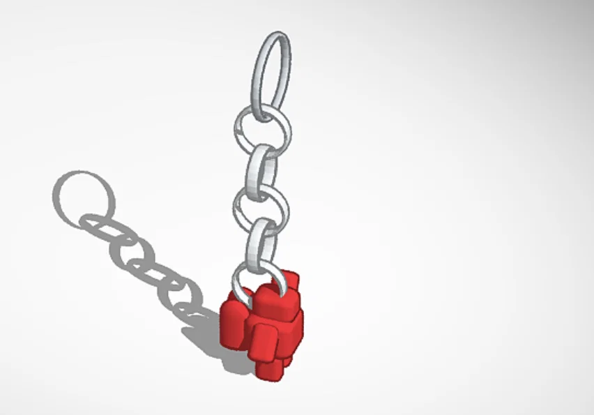 Móc khóa phi hành gia (Spaceman Keychain) - Mẫu in 3D dễ thương - Image 4