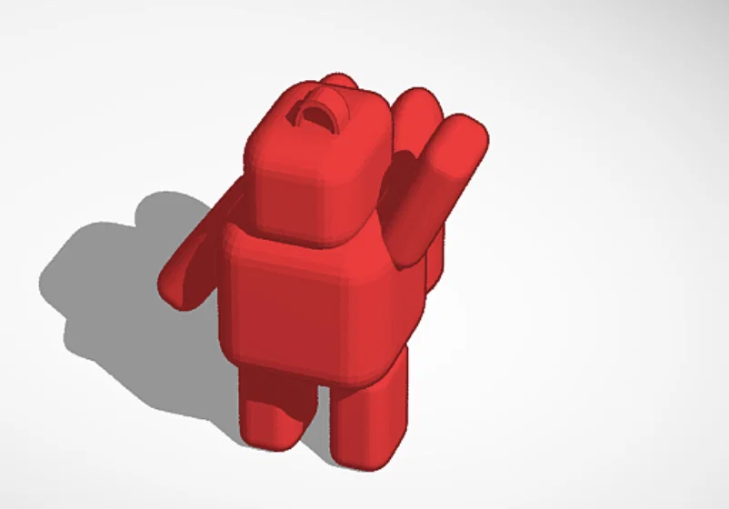 Móc khóa phi hành gia (Spaceman Keychain) - Mẫu in 3D dễ thương - Image 5